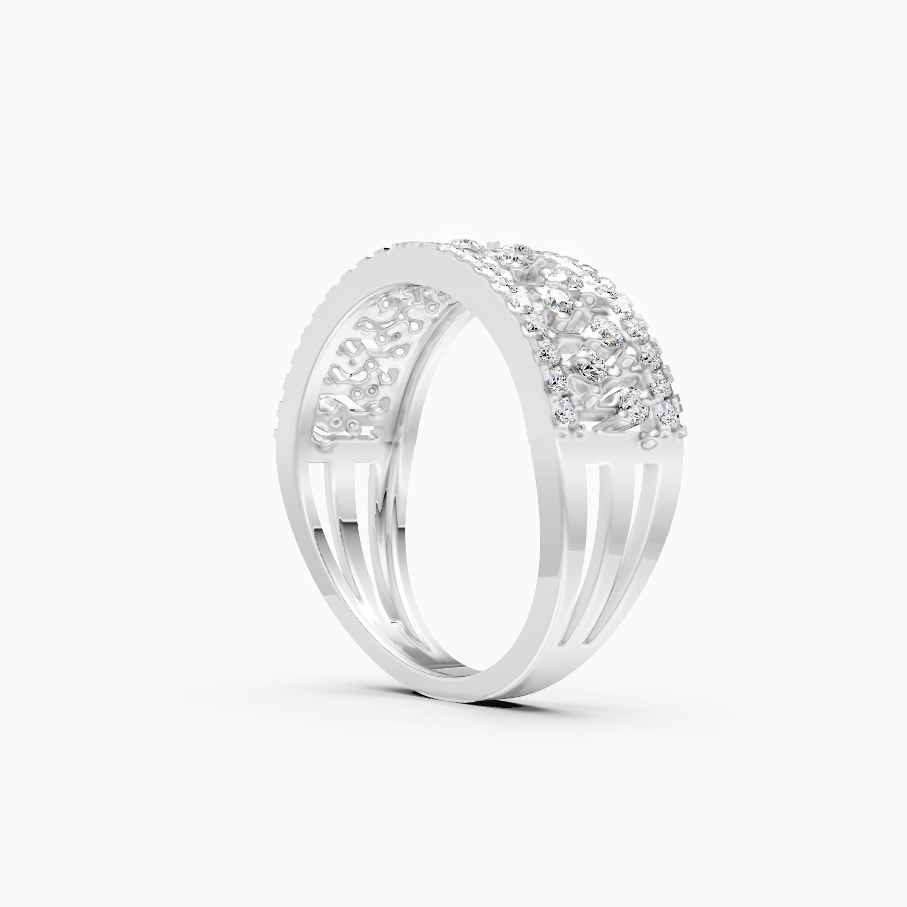 Antique Round Diamond Cluster Ring For Her